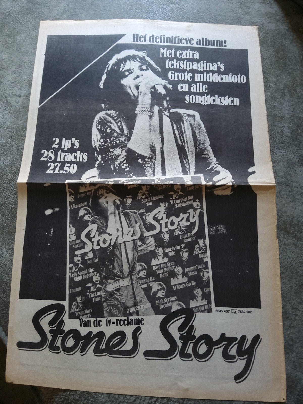 Rolling Stones:  Promo  Stones story, Ophalen of Verzenden, Boek, Tijdschrift of Artikel