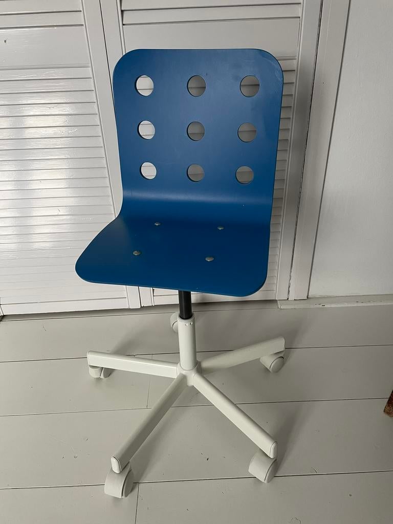Bureaustoel IKEA jules voor kind, Ophalen, Gebruikt, Blauw, Bureaustoel