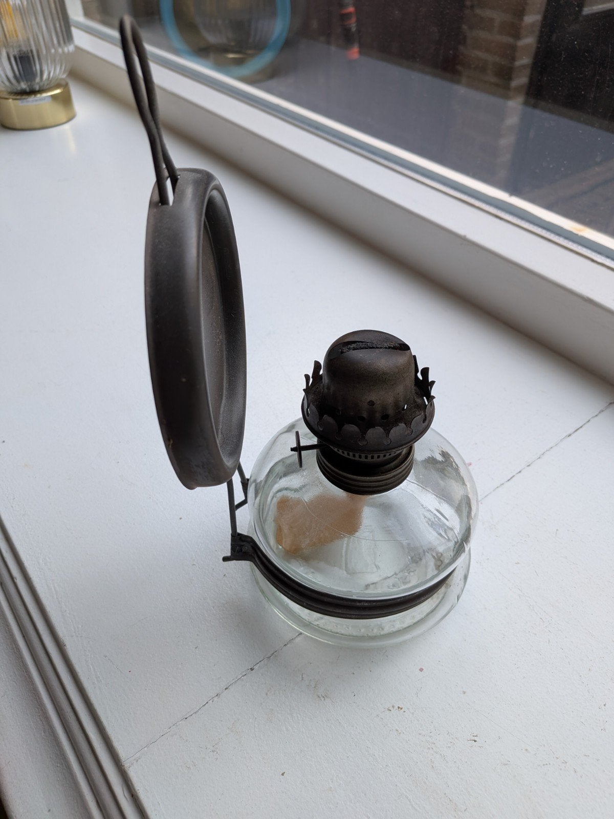 Prachtige sfeervolle vintage petroleumlamp, Ophalen