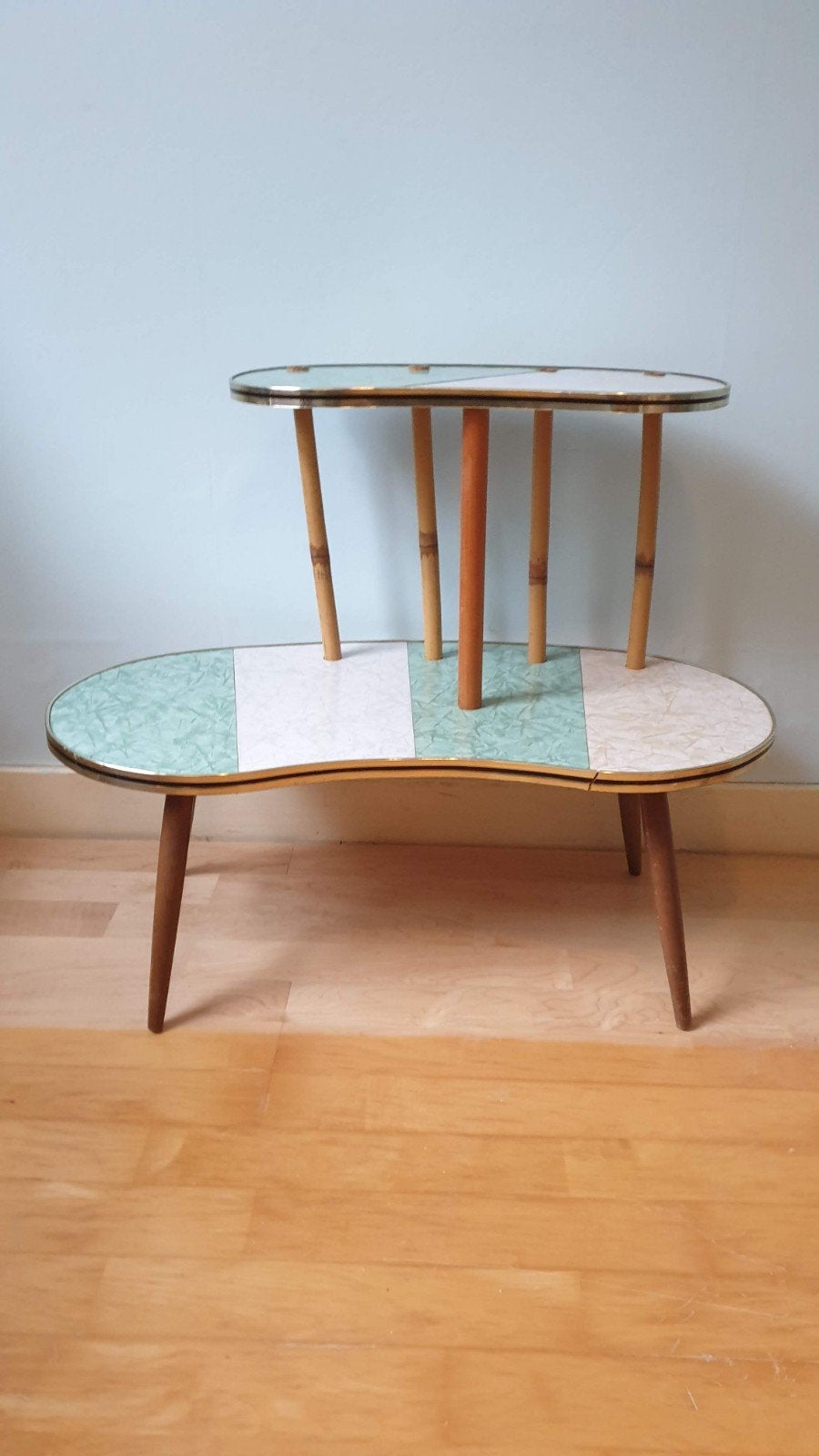 Vintage Mid Century etage planten tafel, Ophalen, Huis en Inrichting