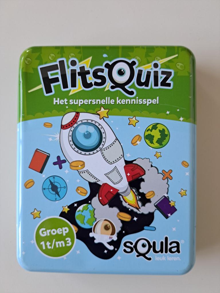 FlitsQuiz: Het supersnelle kennisspel - Zo goed als nieuw, Ophalen, Zo goed als nieuw, Squla