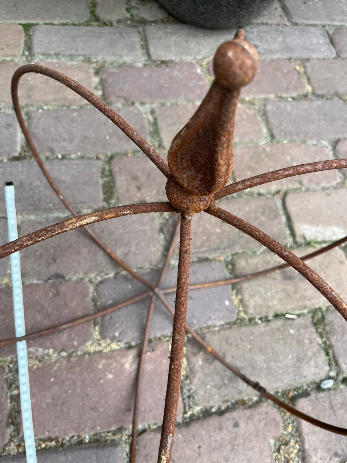 Kroon van ijzer, kunt deze ook decoreren, Tuin en Terras, Ophalen of Verzenden, Gebruikt
