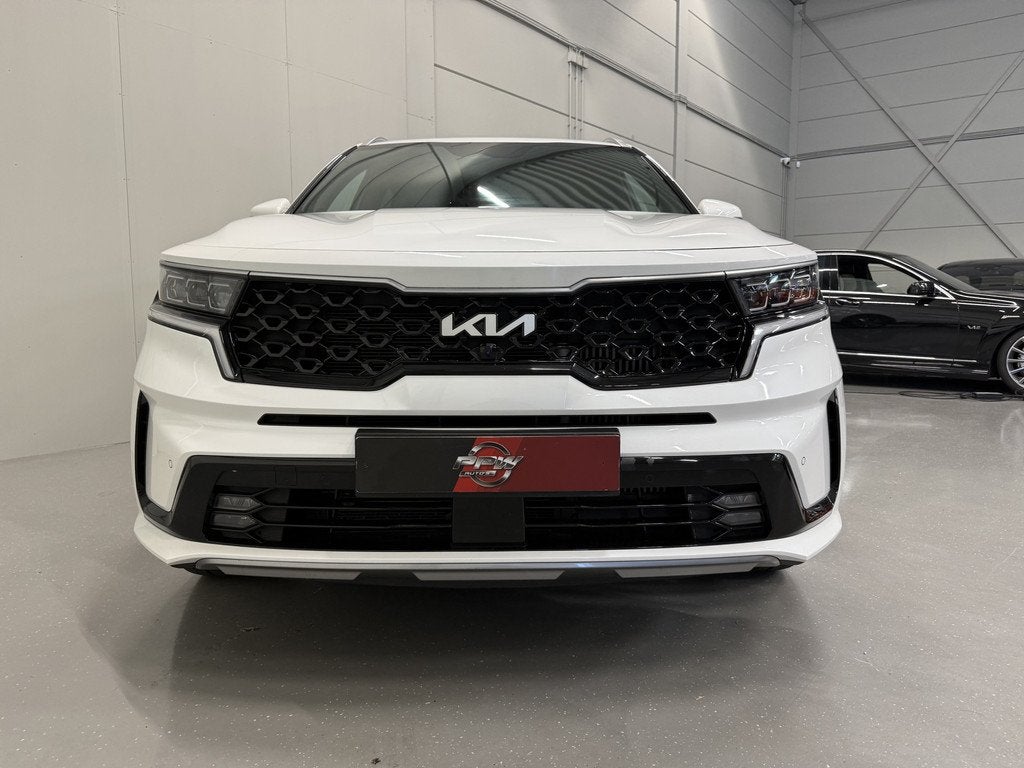 Kia Sorento 1.6 T-GDI Plug-in Hybrid 4WD Platinum LEER/HEAD-, Auto's, Kia, Gebruikt, Zwart, 4 cilinders, Met garantie (alle)