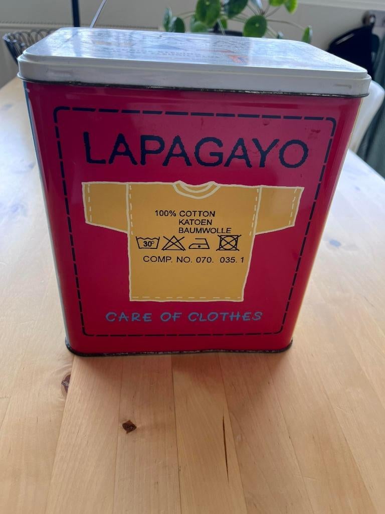 Wasmiddelblik retro / vintage. Fleuril Lapagayo, Ophalen of Verzenden, Overige typen