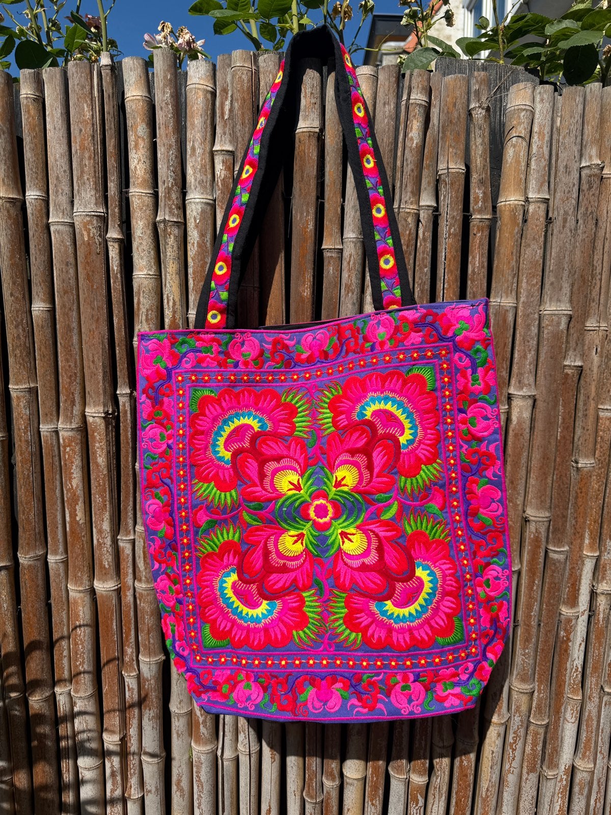 Prachtige Bohemian Geborduurde Shopper / Tote Bag – Nieuw, Ophalen of Verzenden, Nieuw, Overige merken