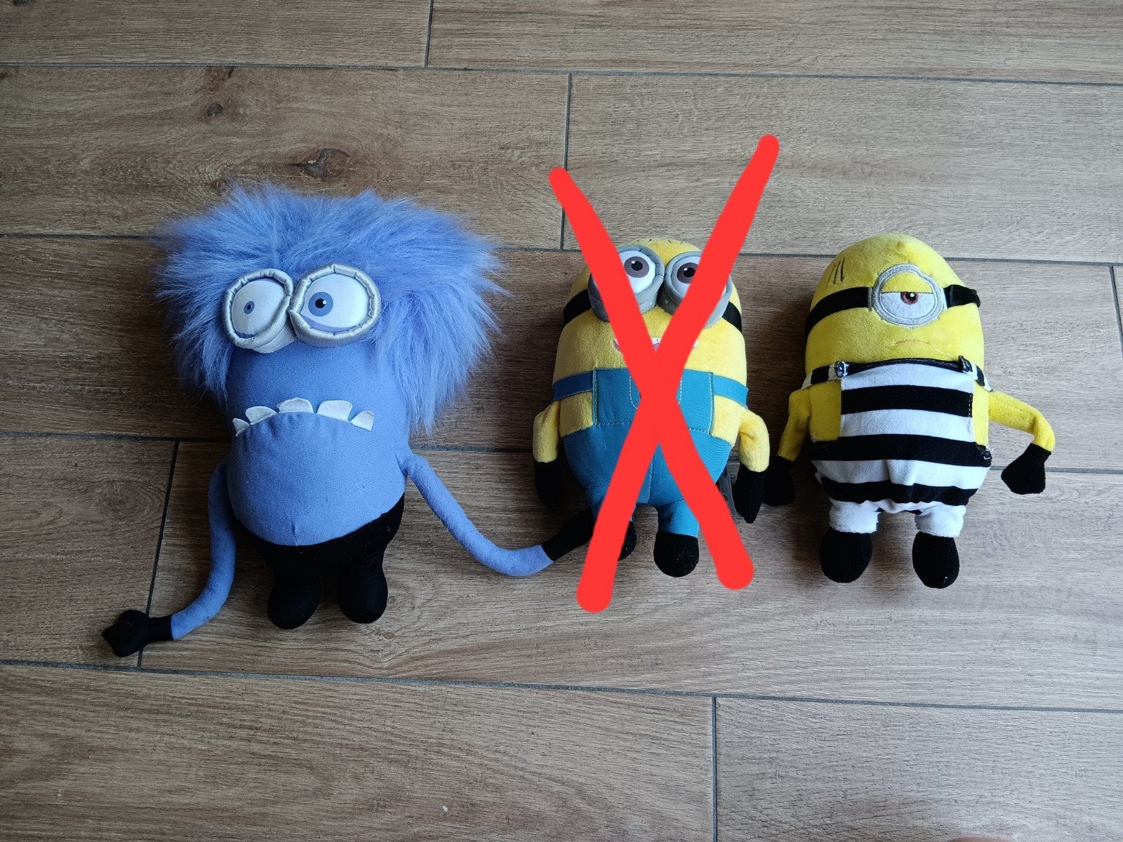 Minion knuffels 30-40 cm groot, Overige karakters, Overige typen, Ophalen of Verzenden, Zo goed als nieuw