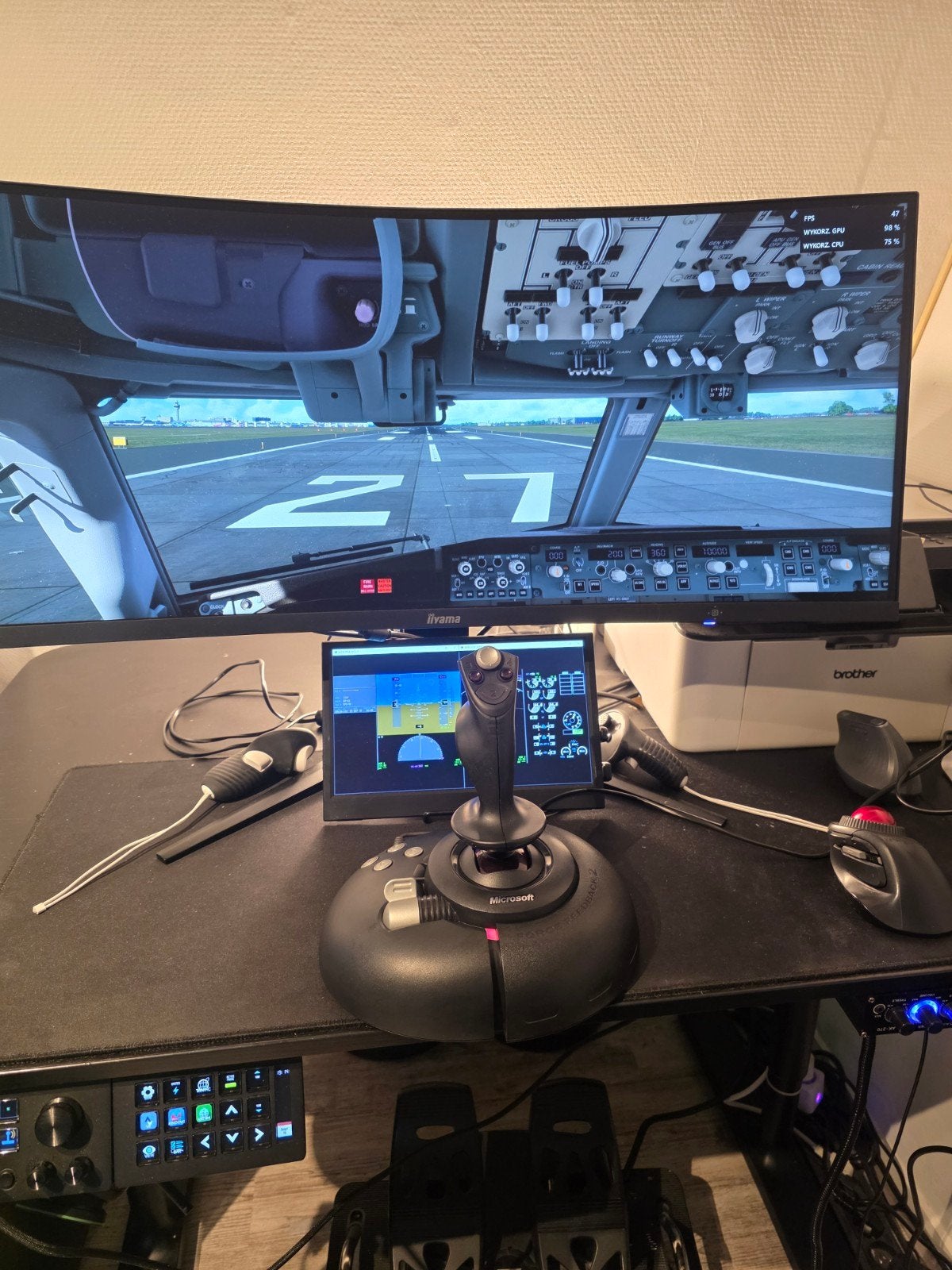full force feedback joystick sidewinder 2 ff usb  msfs2024, Computers en Software, Ophalen of Verzenden