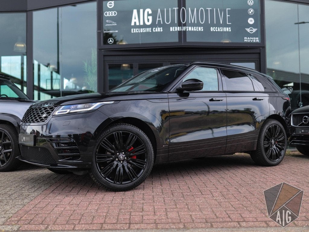 Land Rover Range Rover Velar 2.0 I4 Turbo AWD R-Dynamic | Le, Auto's, Land Rover, Gebruikt, 4 cilinders, Range Rover Velar, Zwart