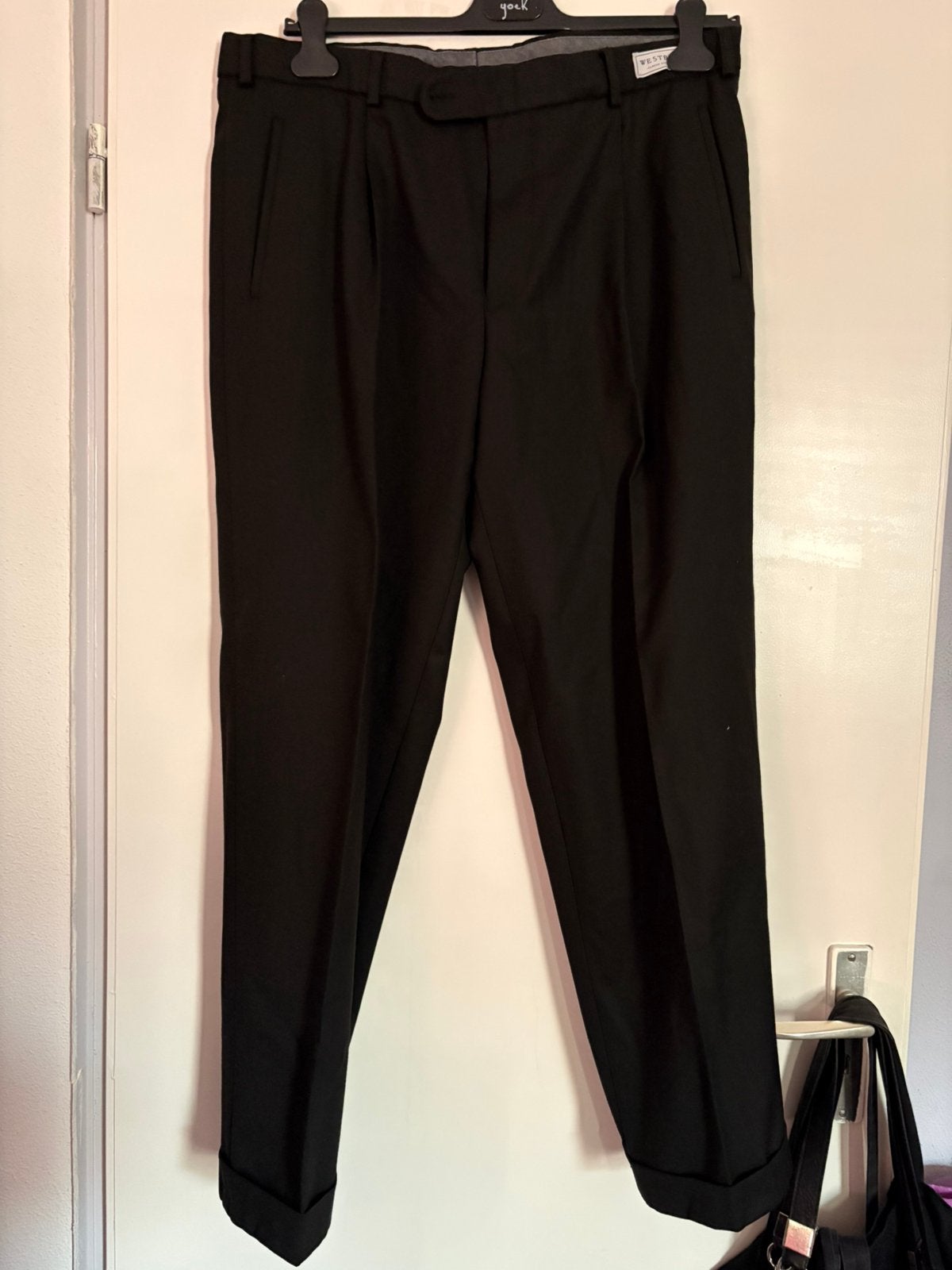 Zwarte Westbury broek, buikomvang 98 cm, zgan, Kleding | Heren, Broeken en Pantalons, Ophalen of Verzenden, Zo goed als nieuw