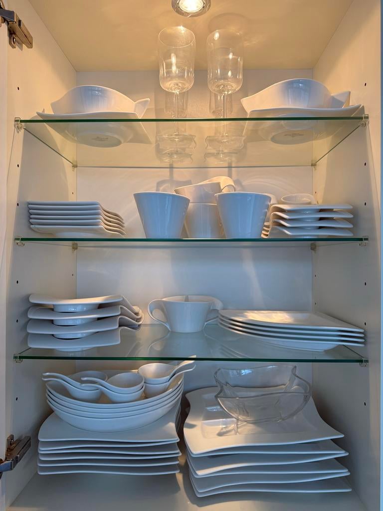 Villeroy & Boch New Wave - Grote Collectie, Ophalen, Zo goed als nieuw, Effen, Porselein