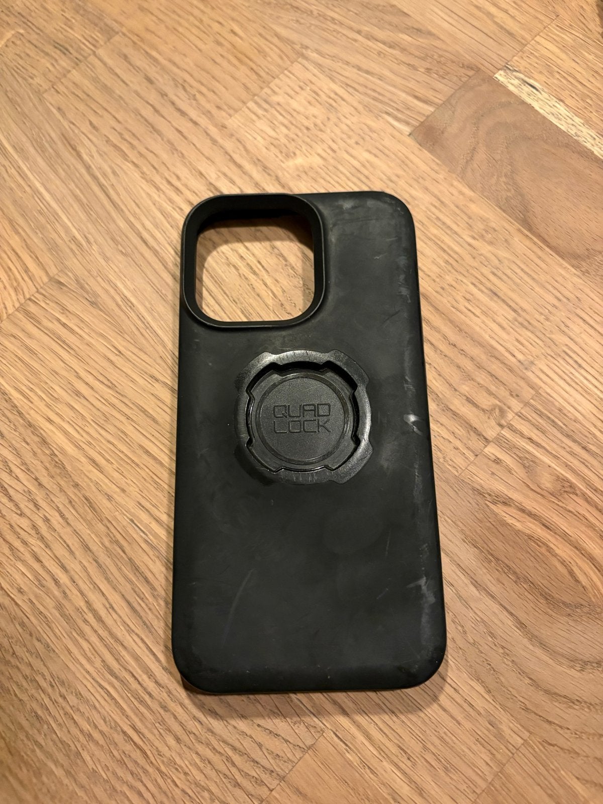 Quad Lock Hoesje voor iPhone 14 Pro - Zwart, Telecommunicatie, Kunststof, IPhone 14 Pro Max, Quad Lock, Hoesje of Tasje