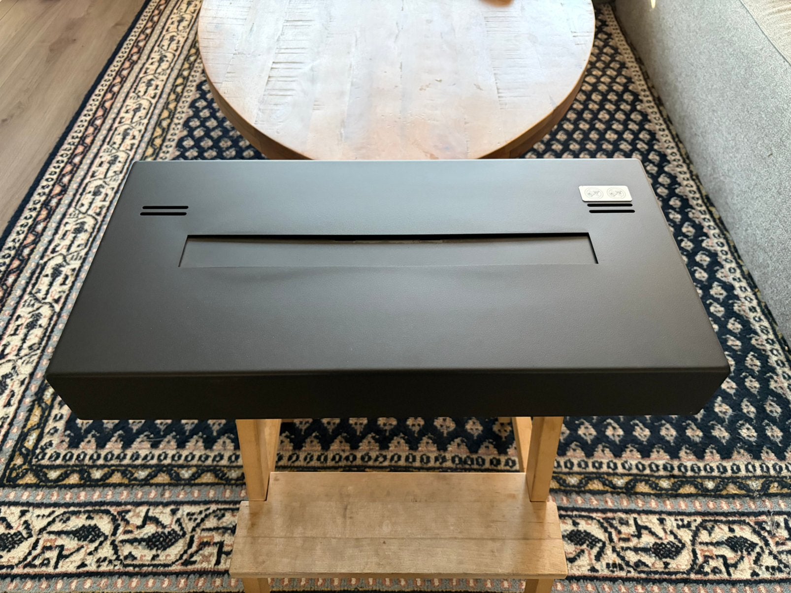 Bio-ethanol SimpleBox - inzetcassette - inbouwbrander, Ophalen of Verzenden, Zo goed als nieuw, Vrijstaande haard, Overige soorten