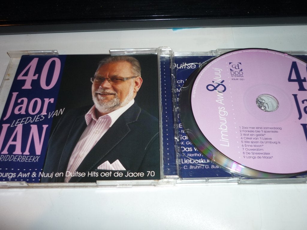 40 Jaor Leedjes van Jan Ridderbeekx - Limburgs Awt & Nuuj, Gebruikt, Verzenden, Verzamelalbum, Volksmuziek