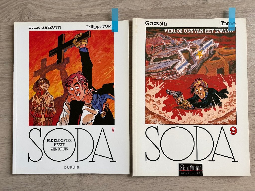 Stripboeken R-T Soda, Robbedoes, Thorgal, Storm, Trigie, Meerdere stripboeken, Ophalen of Verzenden, Gelezen