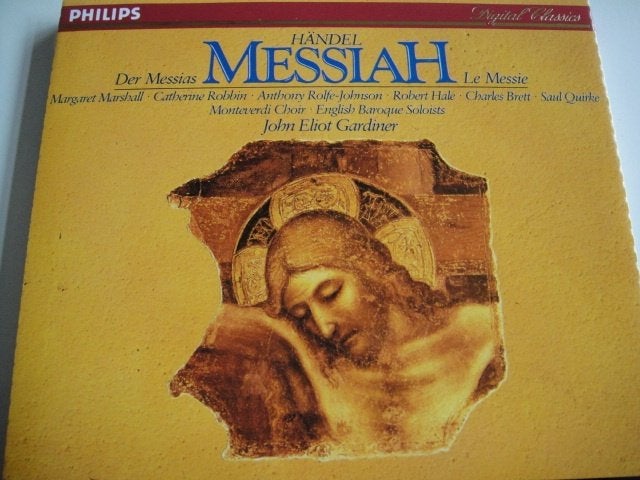 HÄNDEL Messiah 2 - CD GARDINER PHILIPS TOP CONDITIE, Cd's en Dvd's, Cd's | Klassiek, Boxset, Overige typen, Ophalen of Verzenden