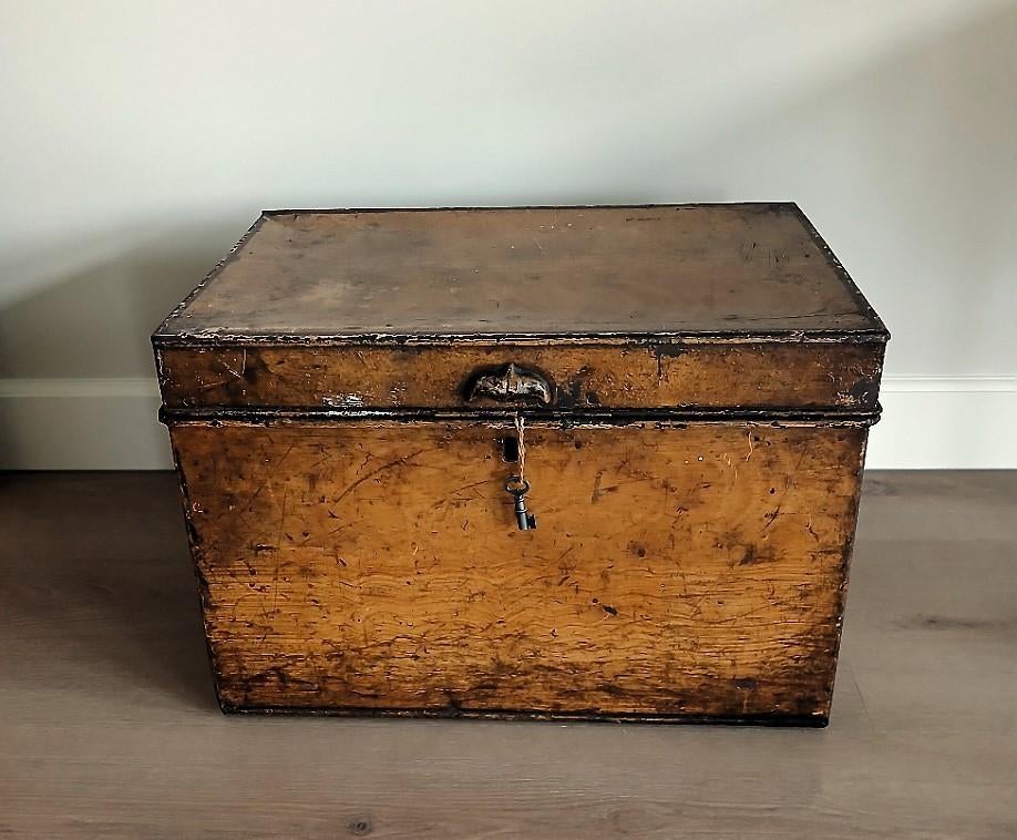 IJzeren kist, Antiek en Kunst, Ophalen of Verzenden