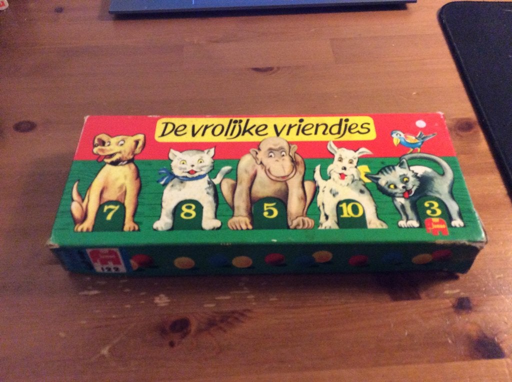 De Vrolijke Vriendjes. Vintage knikkerwerpspel van Jumbo, Ophalen of Verzenden