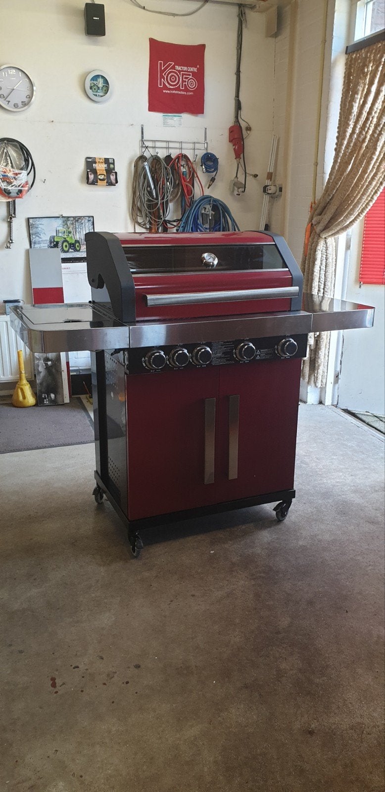 Tarringtonhouse gas bbq rood, Ophalen, Gebruikt, Tarrington House