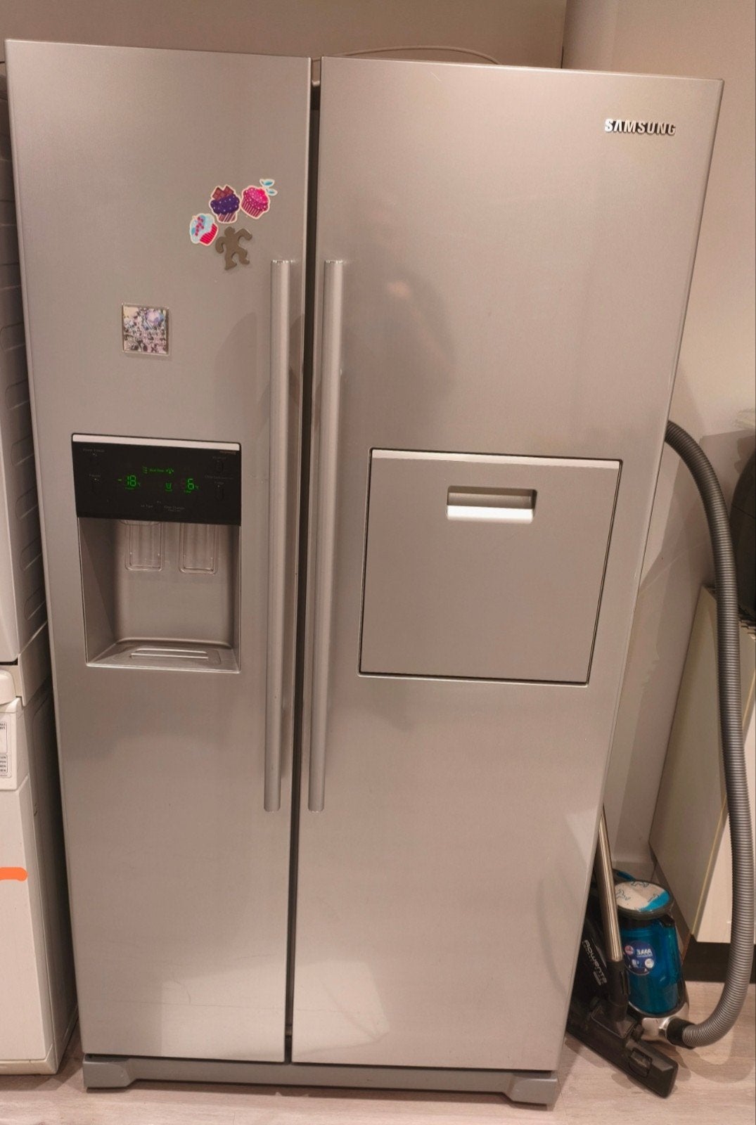 Samsung Amerikaanse Koelvries Combinatie, Ophalen, Gebruikt, 200 liter of meer, 60 cm of meer
