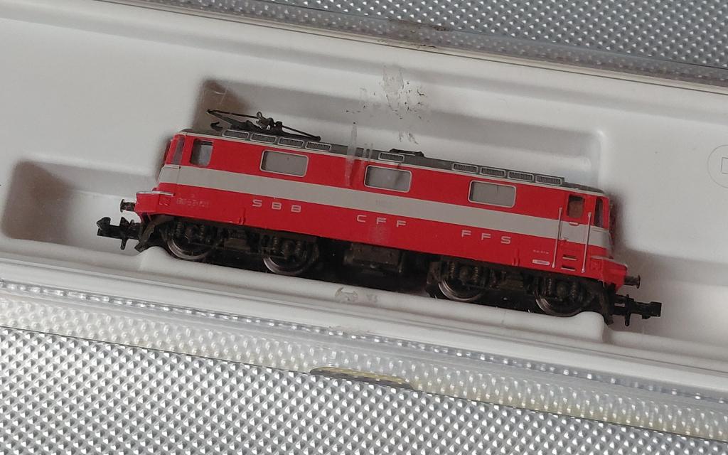 Minitrix 12511 Re4/4 digitaal OVP, Hobby en Vrije tijd, Modeltreinen | N-Spoor, Trix, Ophalen of Verzenden, Zo goed als nieuw