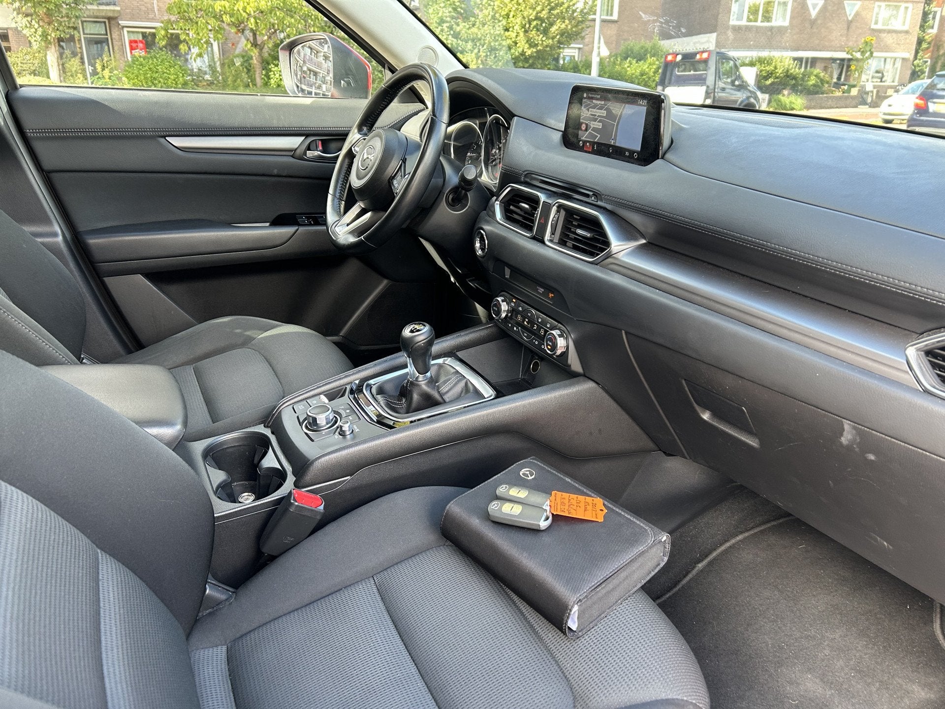 Mazda CX-5 2.0 SkyActiv-G 165 Skylease+ nieuwstaat. airco/ec, Auto's, Voorwielaandrijving, Stof, 4 cilinders, 715 kg