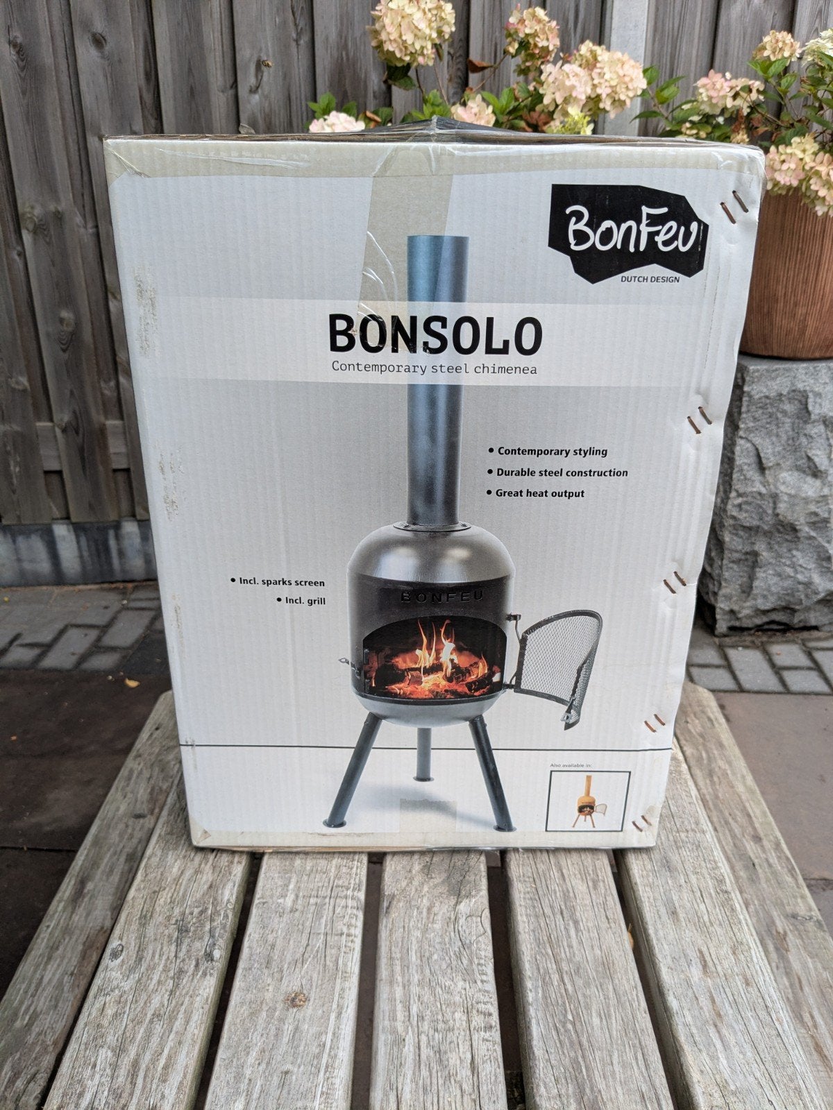 Bonfeu Bonsolo - Tuinhaard - 34 cm **Nieuw**, Ophalen, Nieuw