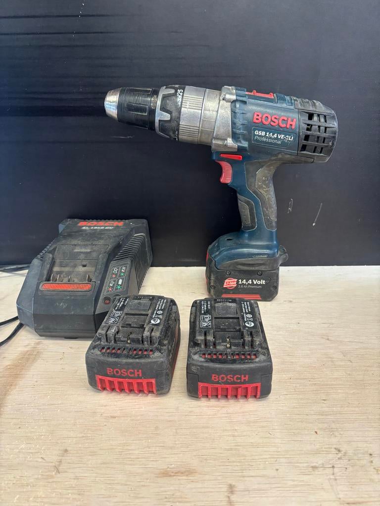 Bosch GSB 14.4 klop/boormachine, Gebruikt, Ophalen of Verzenden, Boor- en Schroefmachine, Minder dan 400 watt
