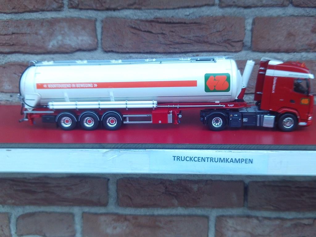 Tekno  Daf  XG+  met  LAG  Bulkoplegger  van  Zijderlaan., Hobby en Vrije tijd, Modelauto's | 1:50, Ophalen of Verzenden, Nieuw