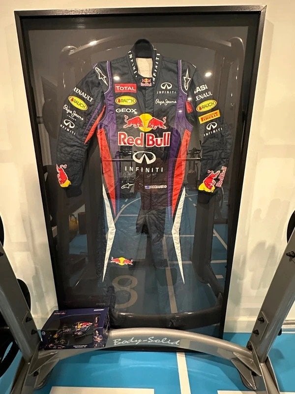 Daniel Ricciardo  Red Bull racepak  gedragen origineel 2014, Verzamelen, Ophalen, Gebruikt, Formule 1