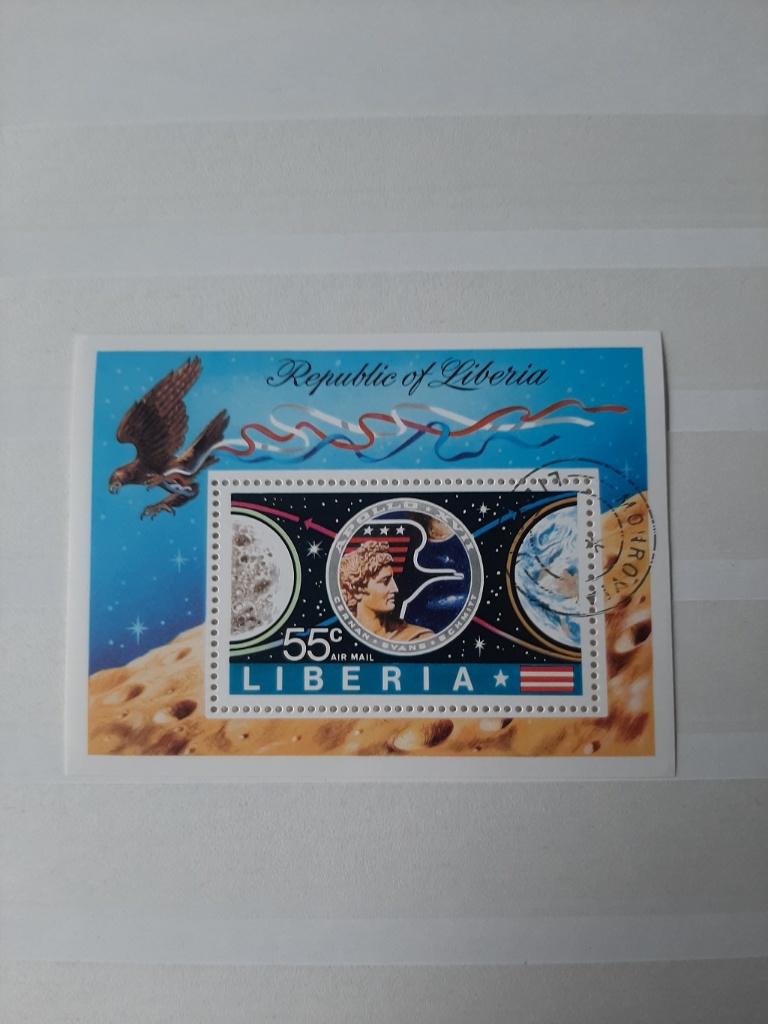 Liberia 1971, Apollo 17, Ophalen of Verzenden, Overige landen, Gestempeld