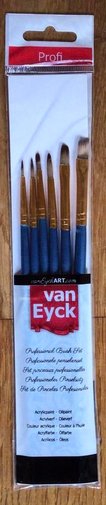 Van Eyck profi penselen, Hobby en Vrije tijd, Schilderen, Ophalen of Verzenden, Nieuw, Penseel of Kwast