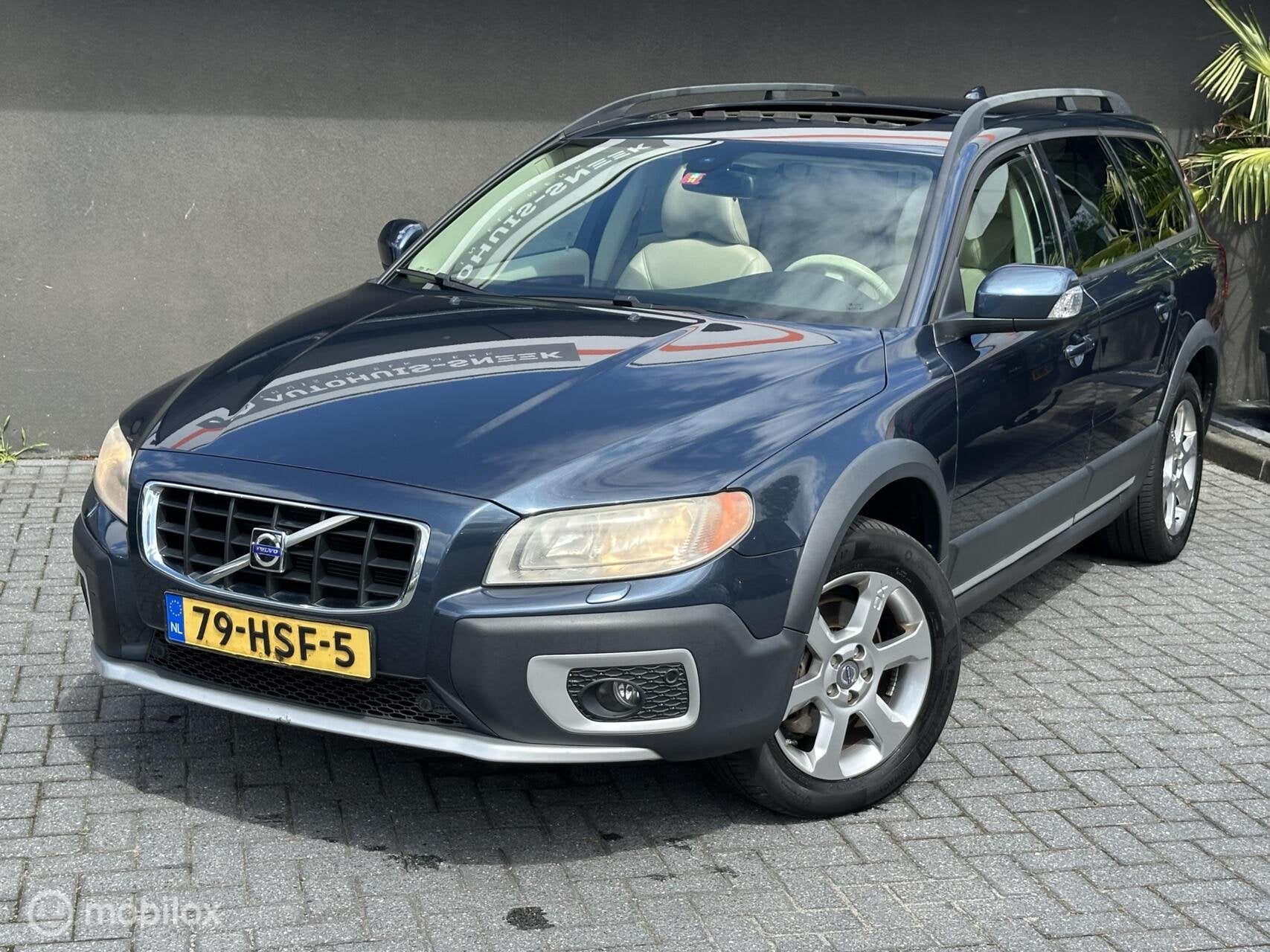 🚙 Volvo XC70 3.2 Summum| Schuifdak | Leer | Memory|Trekha, Auto's, Automaat, 238 pk, Gebruikt, Blauw