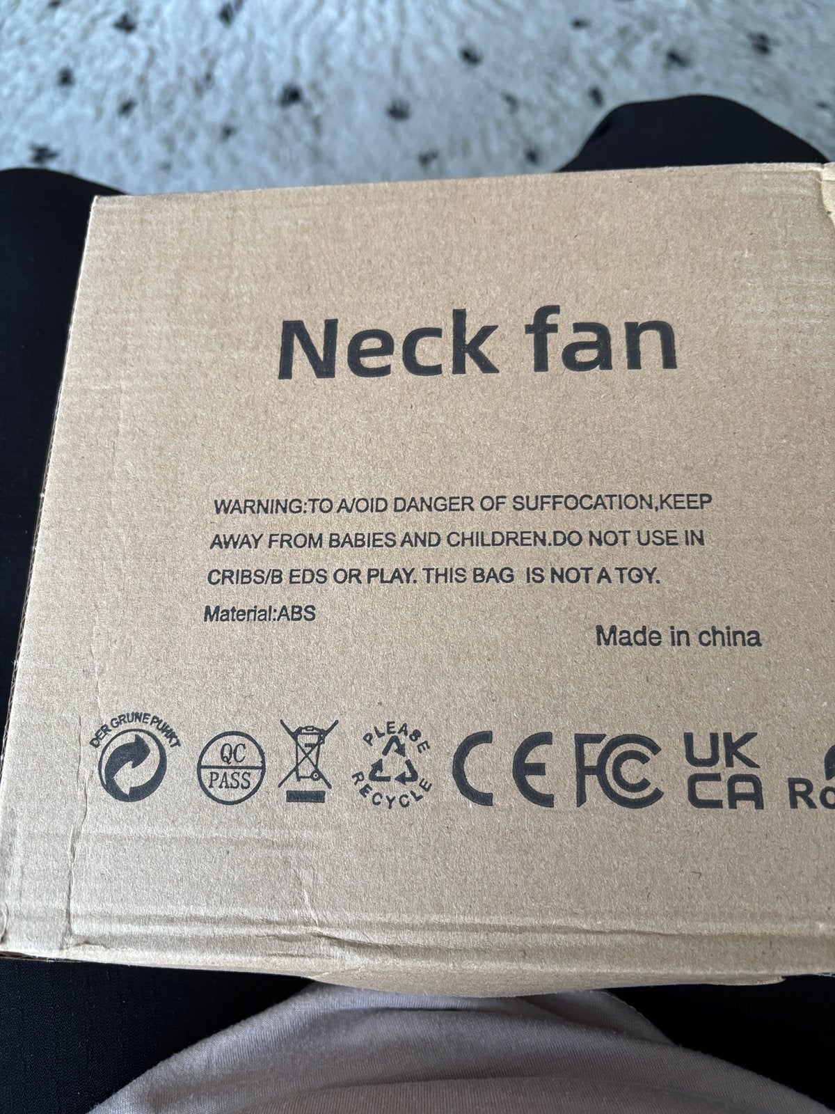 Neck fan, Ophalen, Nieuw