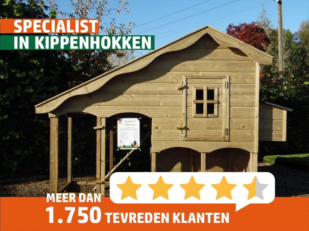 Kippenhok Oldenzaal | Duurzame materialen | Stevig verblijf, Ophalen, Nieuw, Kippenhok of Kippenren