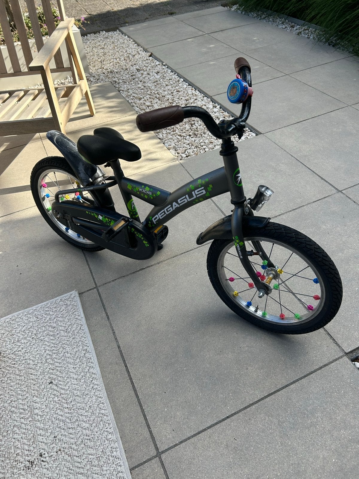Pegasus kinderfiets - 16 inch - Gebruikt, Ophalen, Gebruikt, Terugtraprem, 16 tot 20 inch