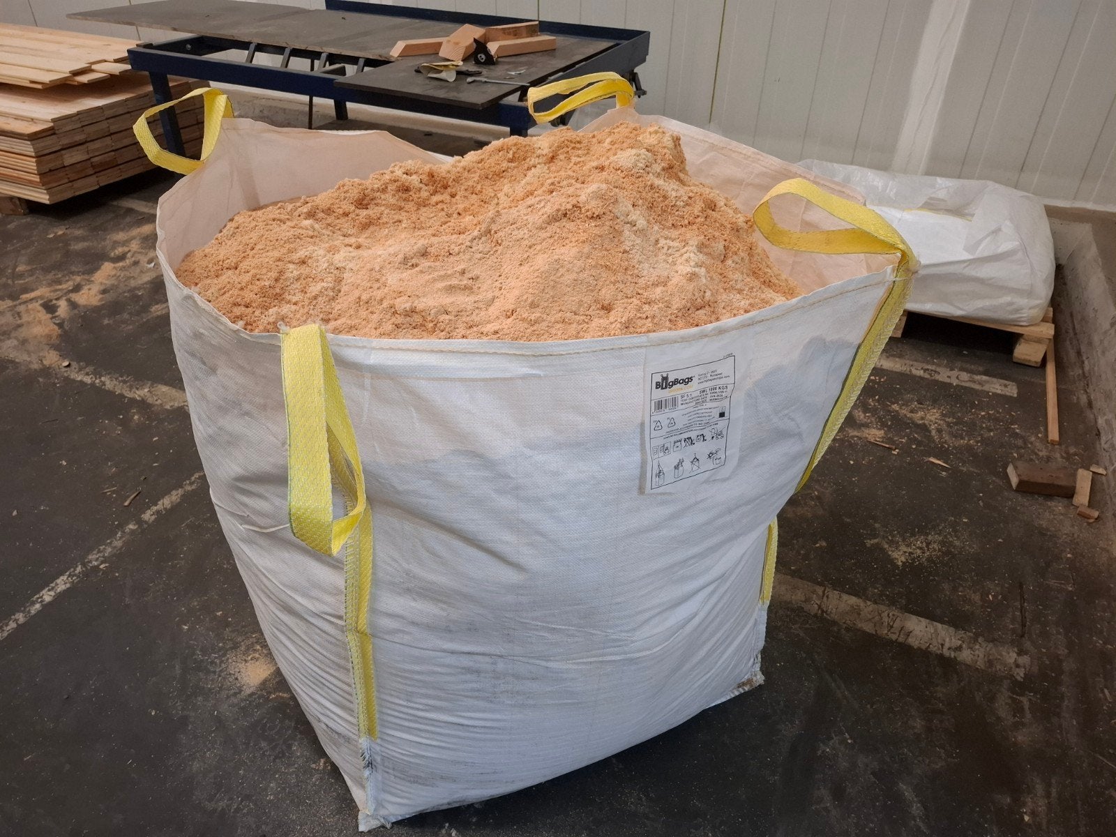 bigbags zaagsel, Tuin en Terras, Haardhout, Minder dan 3 m³, Ophalen