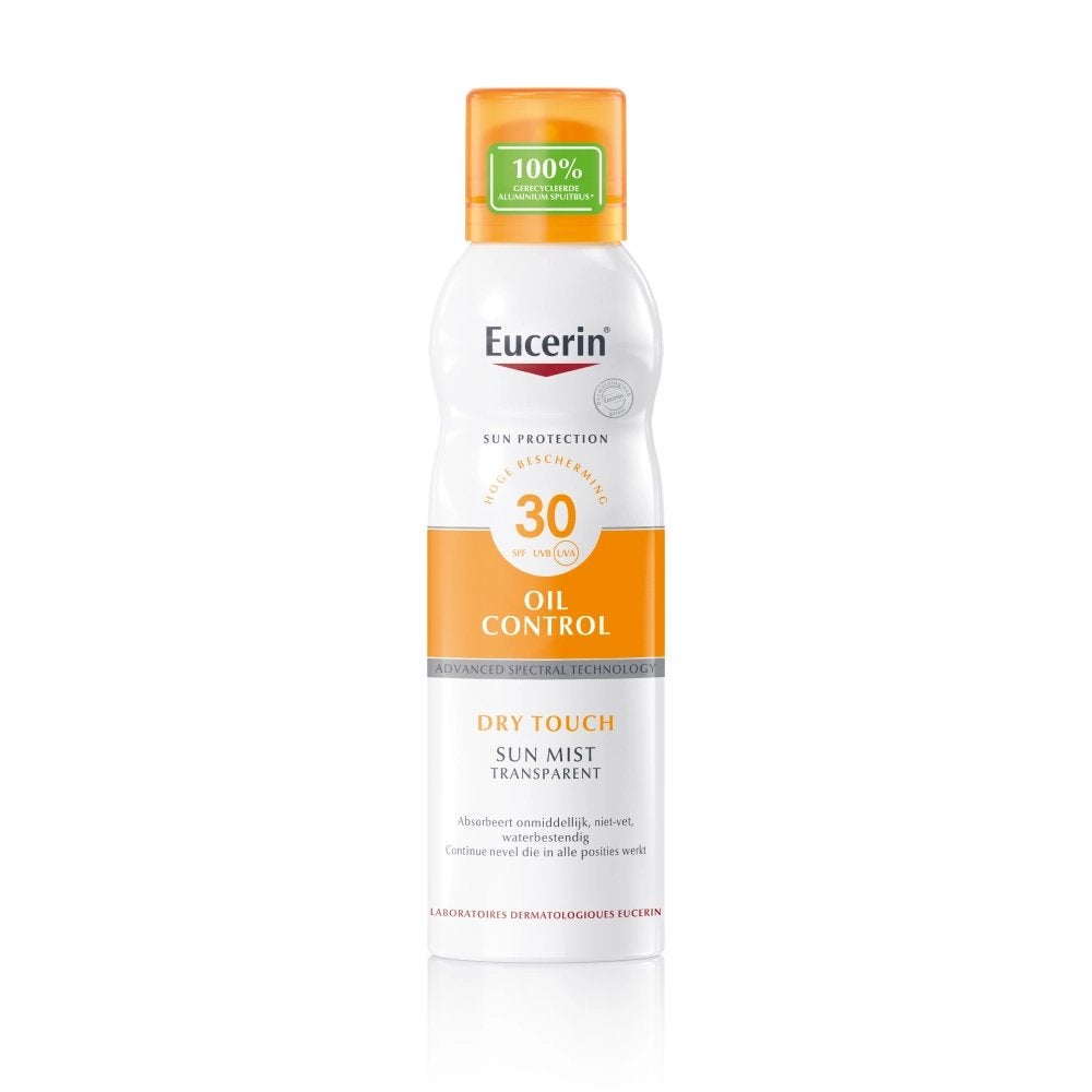 Eucerin Sun Oil Control Mist Transparent Dry Touch SPF30, Verzenden, Nieuw, Zonnebrand of After Sun