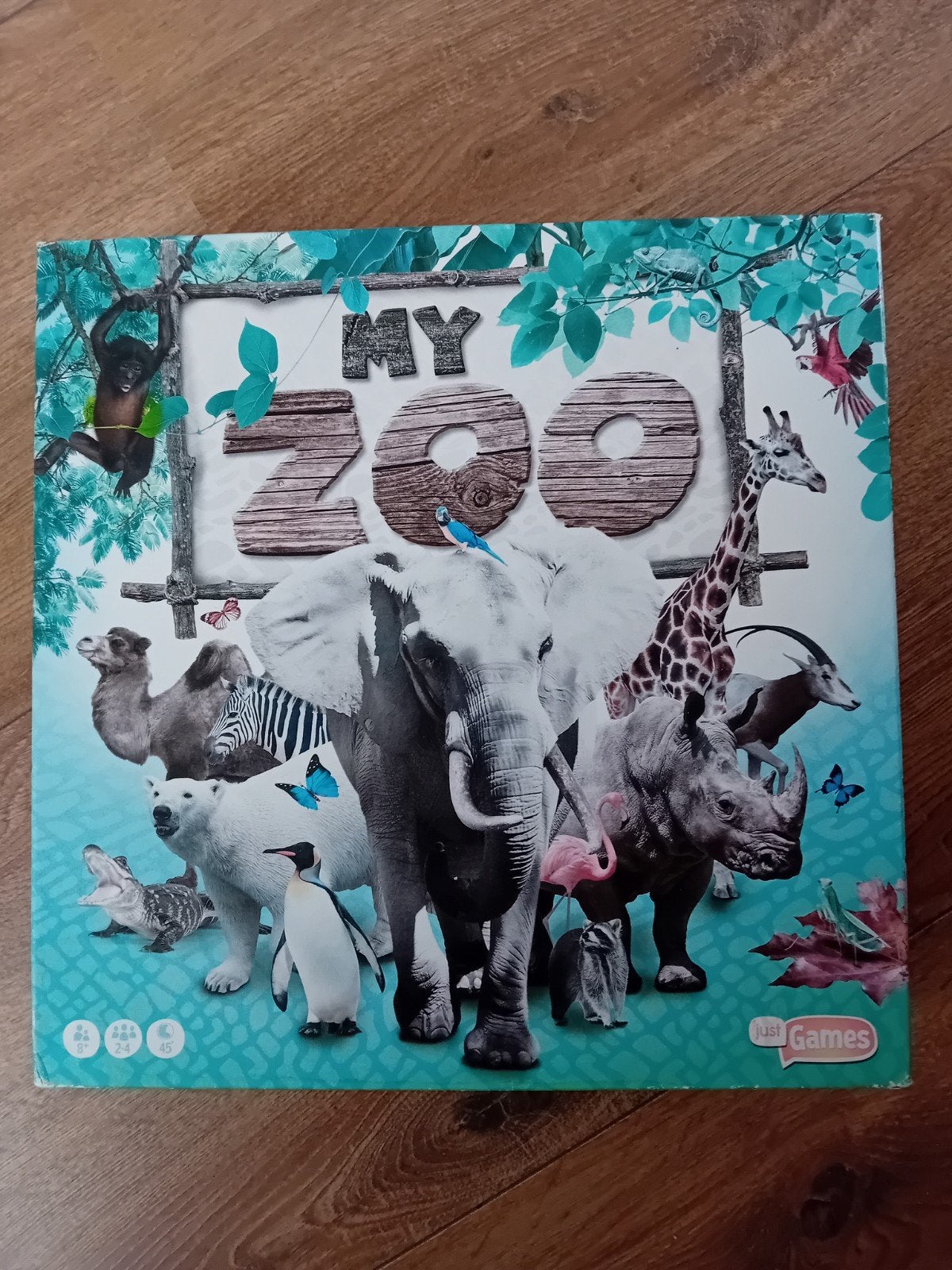My Zoo Bordspel - Bouw je eigen dierentuin!, Een of twee spelers, Ophalen, Zo goed als nieuw, Just Games