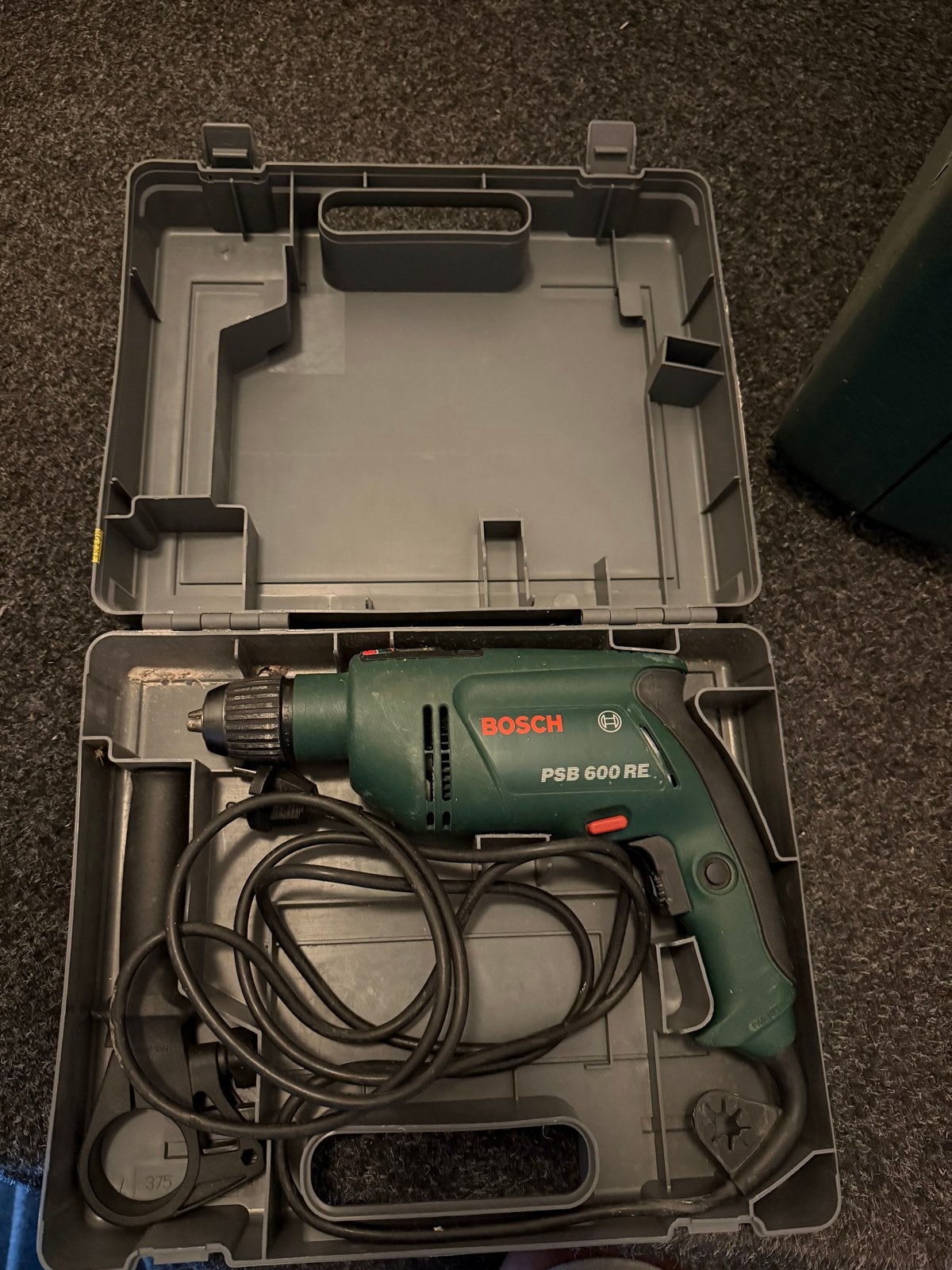 Bosch PSB 600 RE Klopboormachine met koffer, Klopboormechanisme, Ophalen, Boormachine, Gebruikt