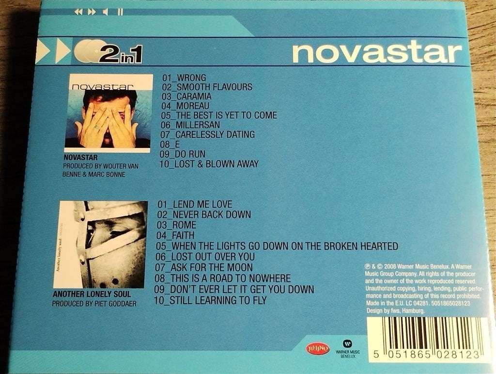 Novastar - Novastar/Another Lonely Soul [2 CD], Ophalen of Verzenden, Zo goed als nieuw