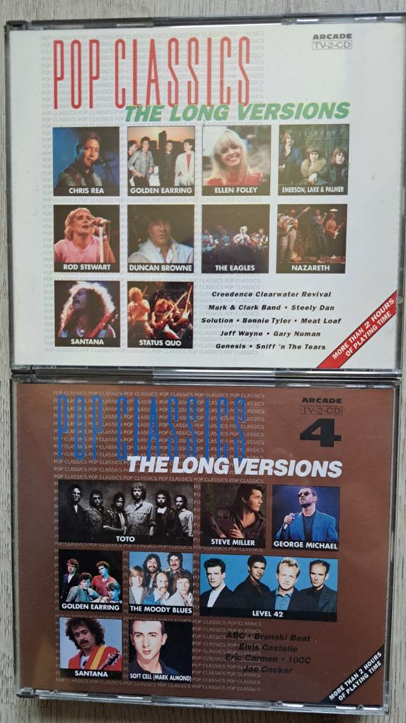 Pop Classics - The long versions.  2 dubbel CD's, Ophalen of Verzenden, Zo goed als nieuw