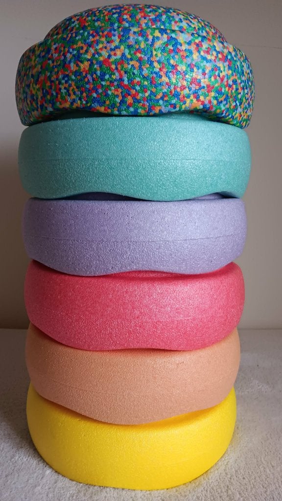 Stepping Stones / 6 stapelstenen Pastel  (vaste prijs), Ophalen, Zo goed als nieuw