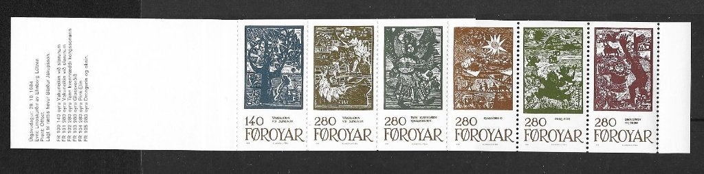 Denemarken (Faeröer) Michel MH 2 postfris, Ophalen of Verzenden, Denemarken, Postfris