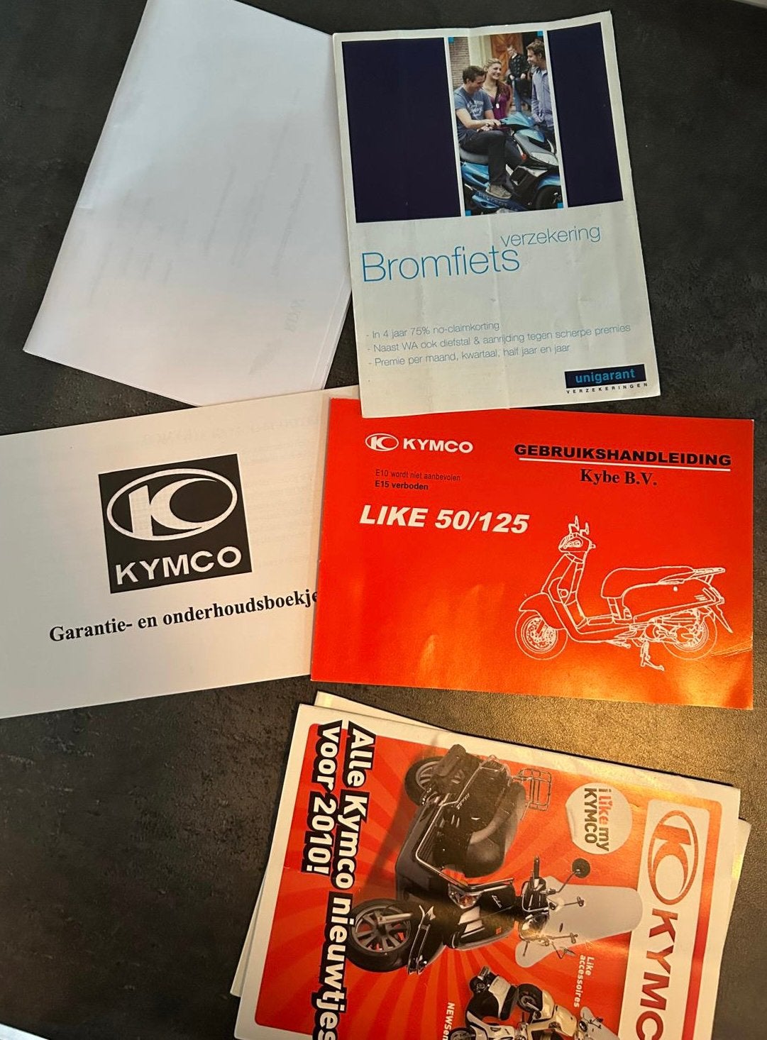 Scooter kymco like TT Vespa look brommer Kymco, Ophalen, Maximaal 45 km/u, Zo goed als nieuw, Like