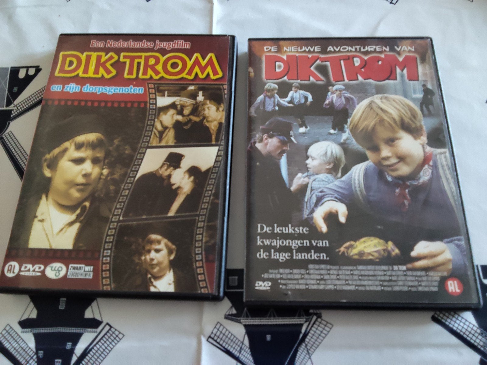 DVD Dik Trom en De Nieuwe Avonturen van Dik Trom (2 films), Ophalen of Verzenden