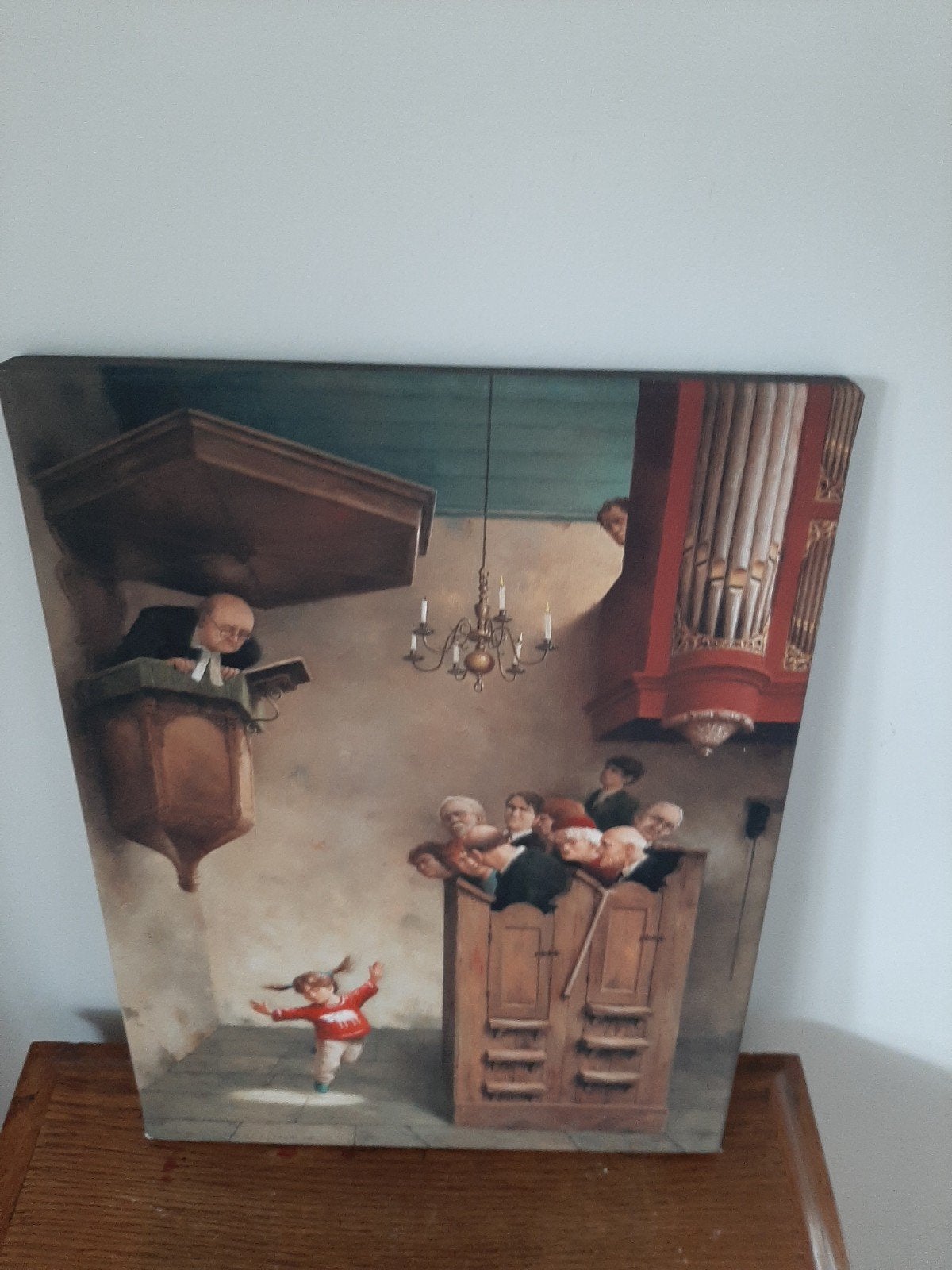 Marius van Dokkum op canvas., Ophalen
