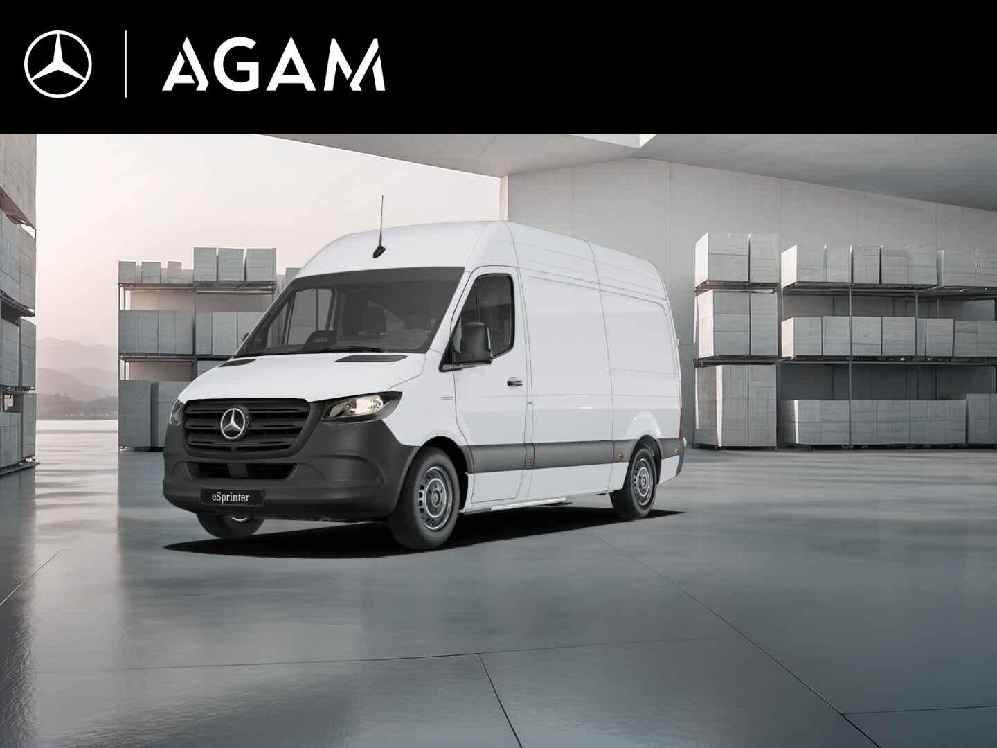Mercedes-Benz eSprinter 314 L2 Pro 81kWh, Auto's, Automaat, 81 kWh, Stoelverwarming, Wit
