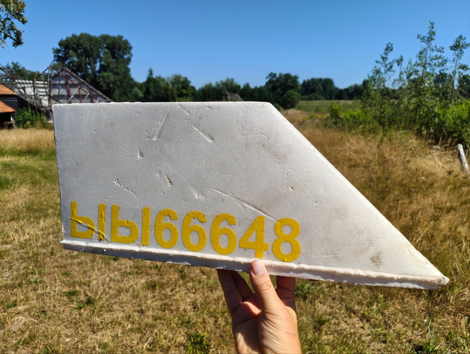 Staartstuk Russische Gerbera Drone - Uniek verzamelobject, Verzamelen, Ophalen of Verzenden, Landmacht