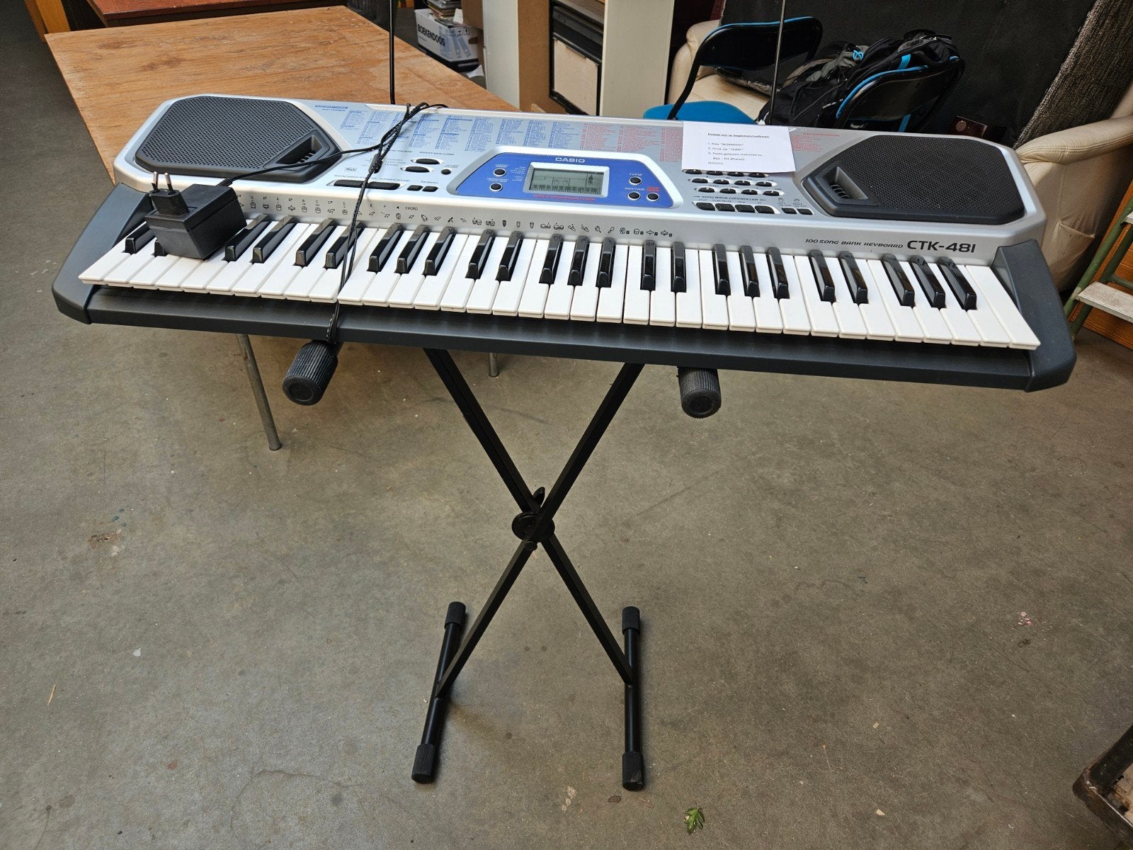 casio keyboard, Muziek en Instrumenten, Keyboards, Ophalen, Casio, 61 toetsen, Zo goed als nieuw