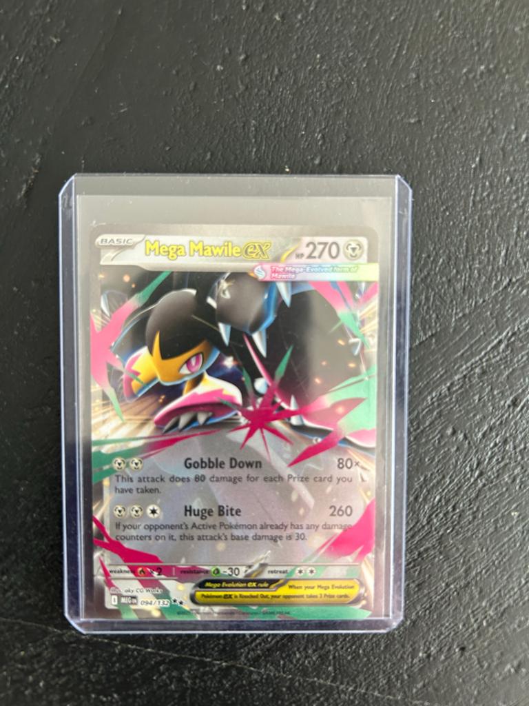 Mega Mawile EX 270 Pokémon kaart, Ophalen of Verzenden, Zo goed als nieuw, Losse kaart
